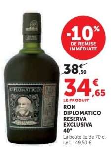 RON DIPLOMATICO RESERVA EXCLUSIVA 40°