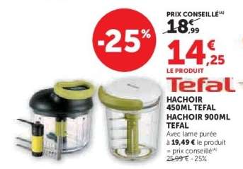 Hachoir 450ml Tefal / Hachoir 900ml Tefal