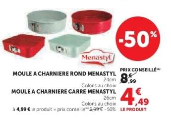 Moule à charnière Menastyl