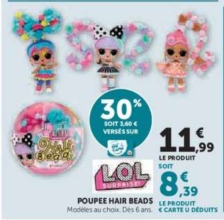 POUPEE HAIR BEADS
