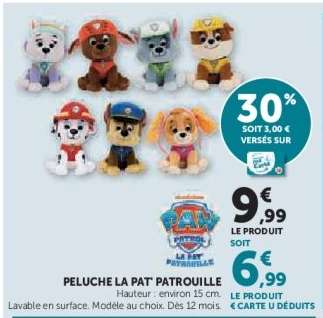 Peluche La Pat' Patrouille