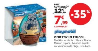 Oeuf 2en1 Playmobil