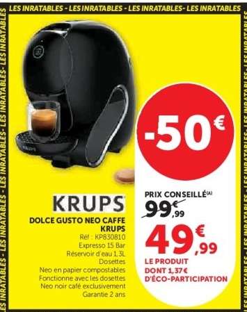 KRUPS DOLCE GUSTO NEO CAFFE