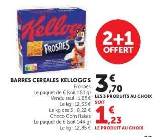 BARRES CEREALES KELLOGG'S