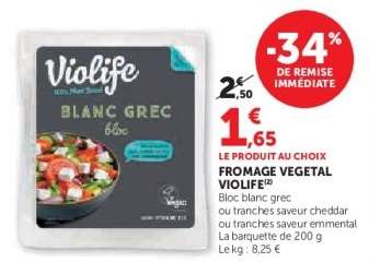 FROMAGE VEGETAL VIOLIFE