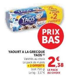 Yaourt à la Grecque YAOS