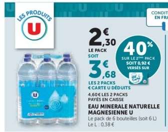 Eau Minérale Naturelle Magnésienne U