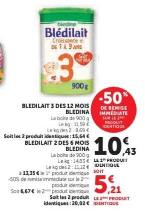 Blédilait 3 dès 12 mois Blédina