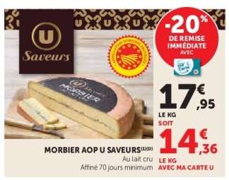 Morbier AOP U Saveurs