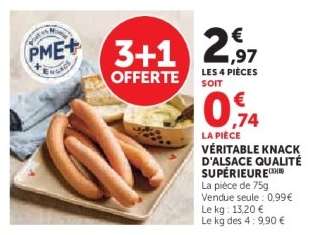 Véritable Knack d'Alsace Qualité Supérieure