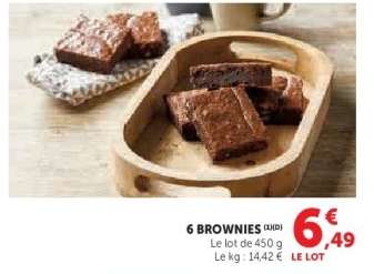 6 BROWNIES