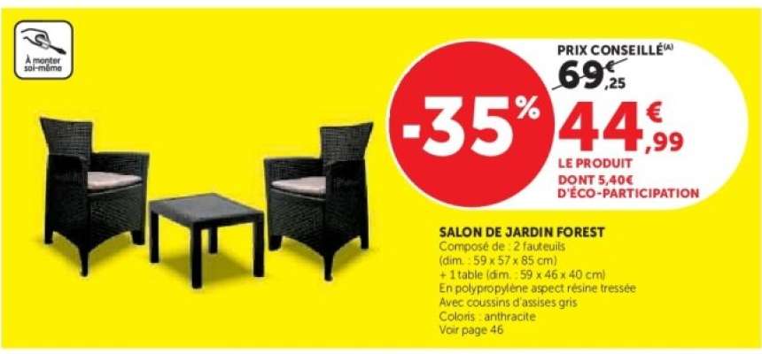 Salon de Jardin Forest