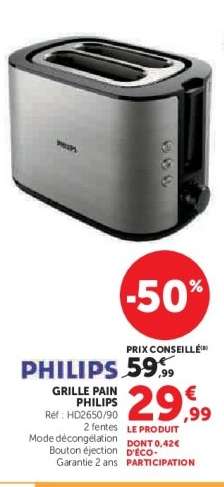 PHILIPS Grille Pain