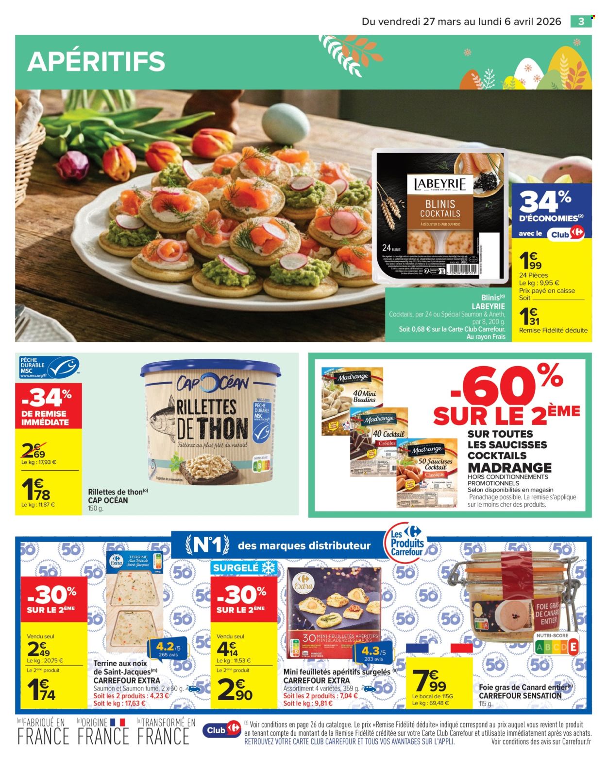 Catalogue Carrefour Hypermarchés - 27/03/2026 - 06/04/2026. Page 3