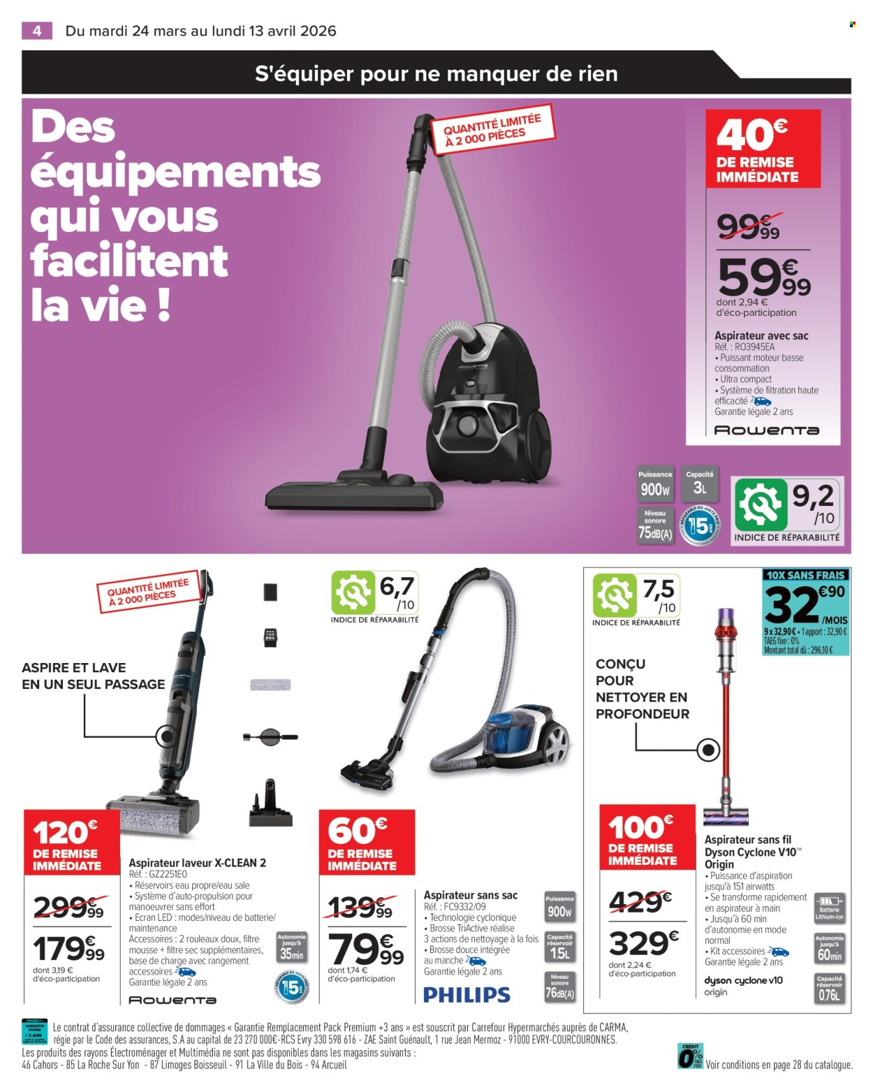 Catalogue Carrefour Hypermarchés - 24/03/2026 - 13/04/2026. Page 4