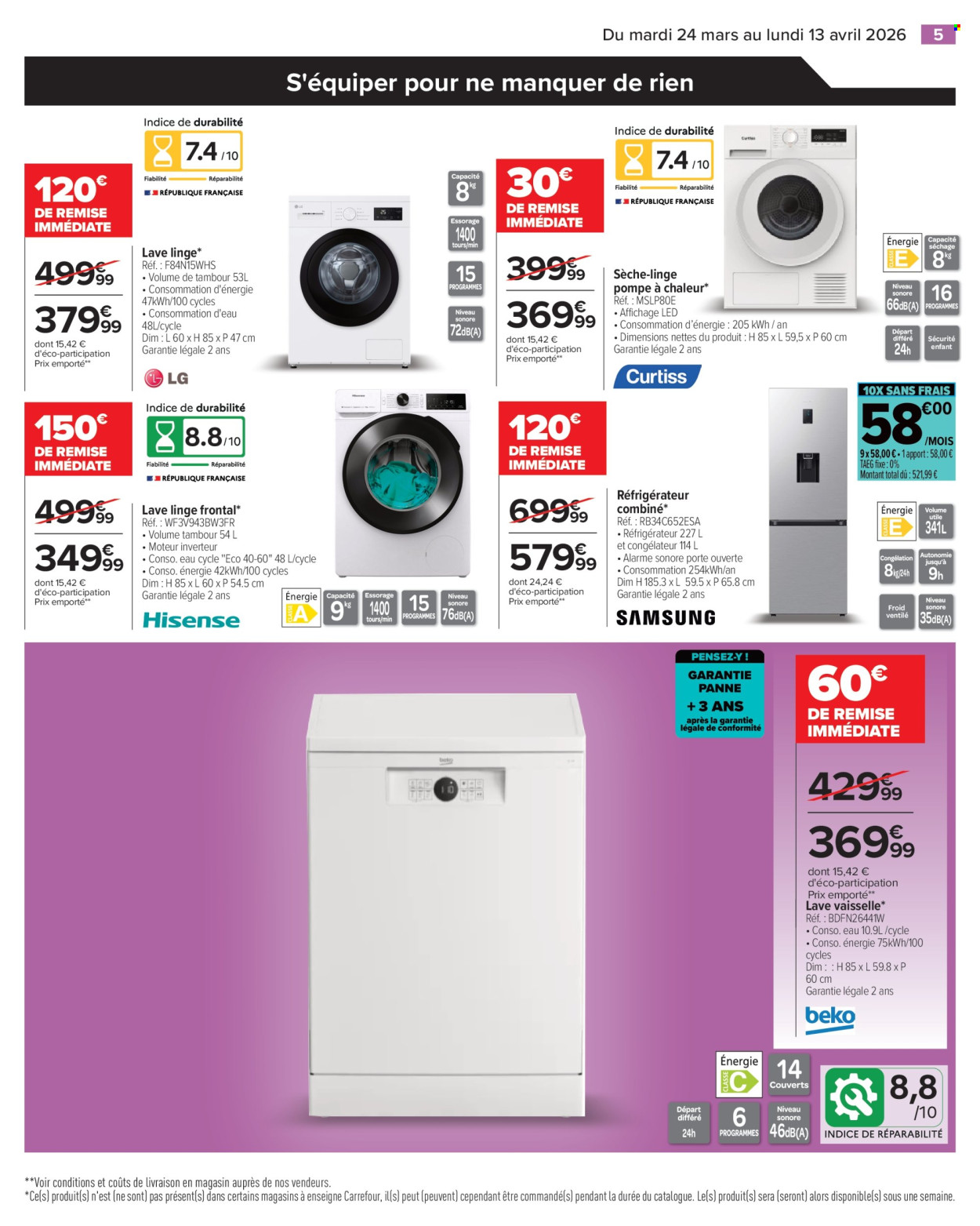 Catalogue Carrefour Hypermarchés - 24/03/2026 - 13/04/2026. Page 5
