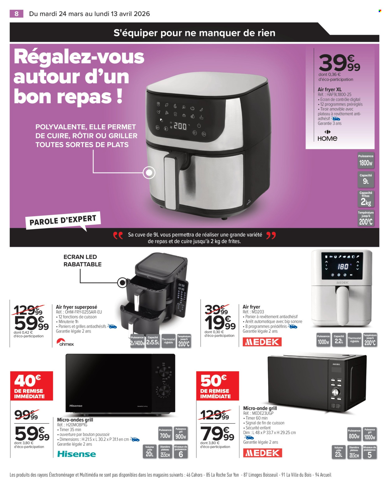 Catalogue Carrefour Hypermarchés - 24/03/2026 - 13/04/2026. Page 8