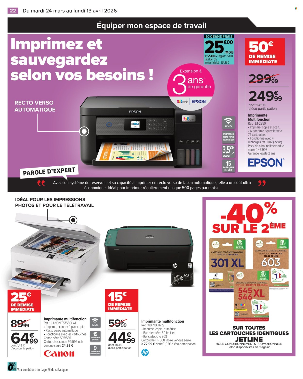 Catalogue Carrefour Hypermarchés - 24/03/2026 - 13/04/2026. Page 22