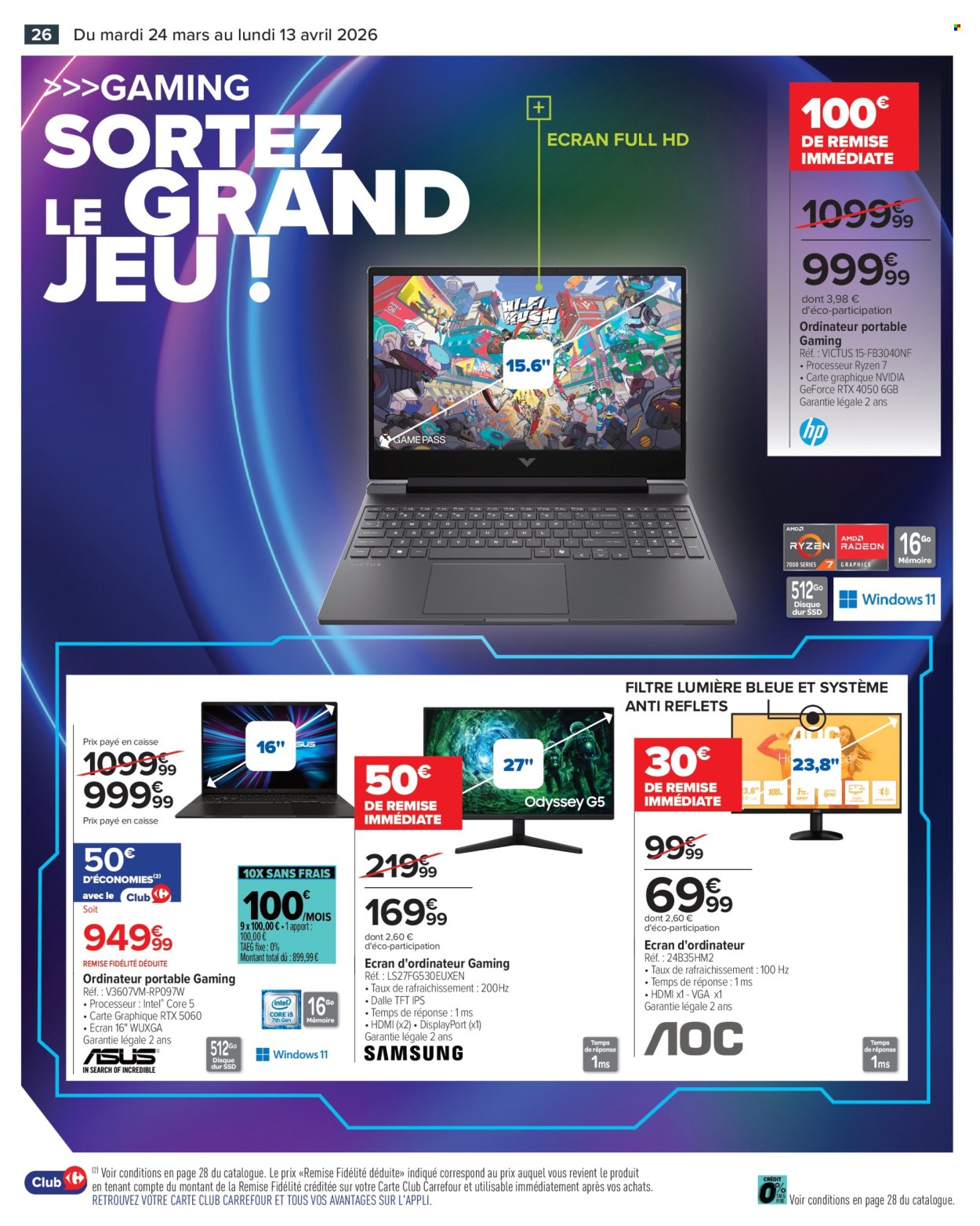 Catalogue Carrefour Hypermarchés - 24/03/2026 - 13/04/2026. Page 26