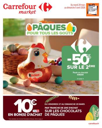 Catalogue Carrefour Market - 24/03/2026 - 05/04/2026.
