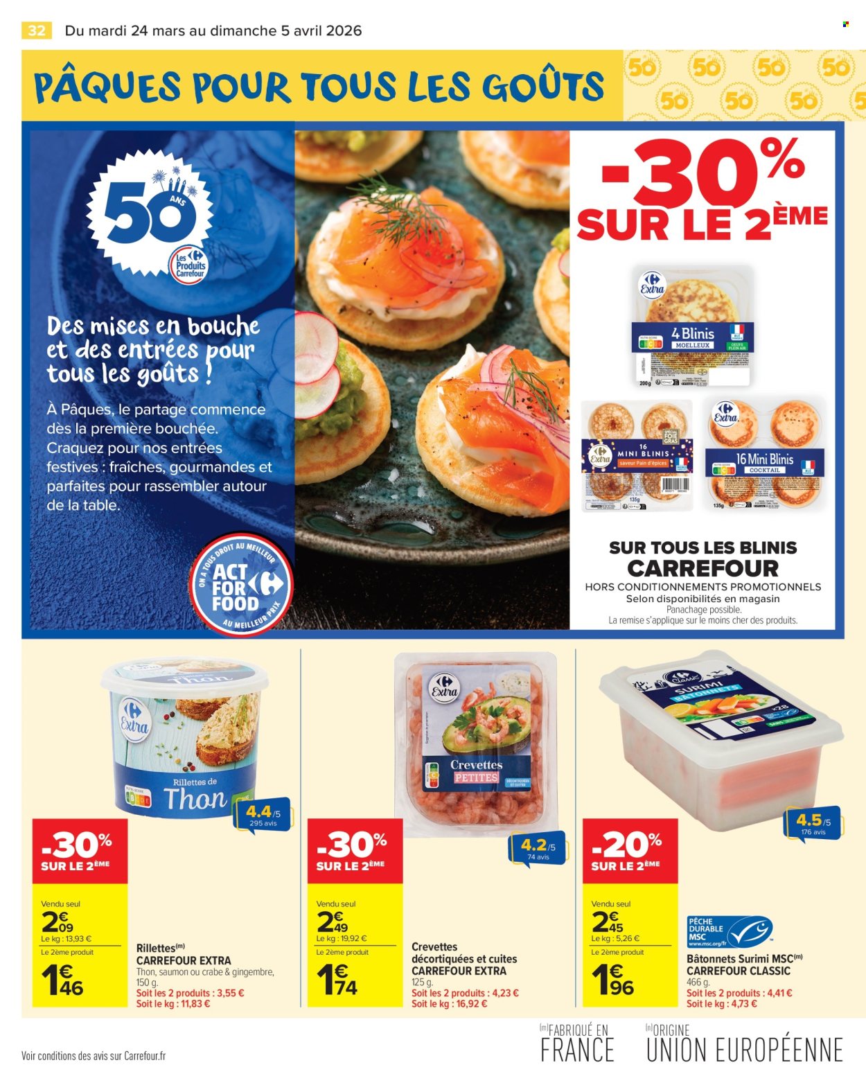 Catalogue Carrefour Market - 24/03/2026 - 05/04/2026. Page 34