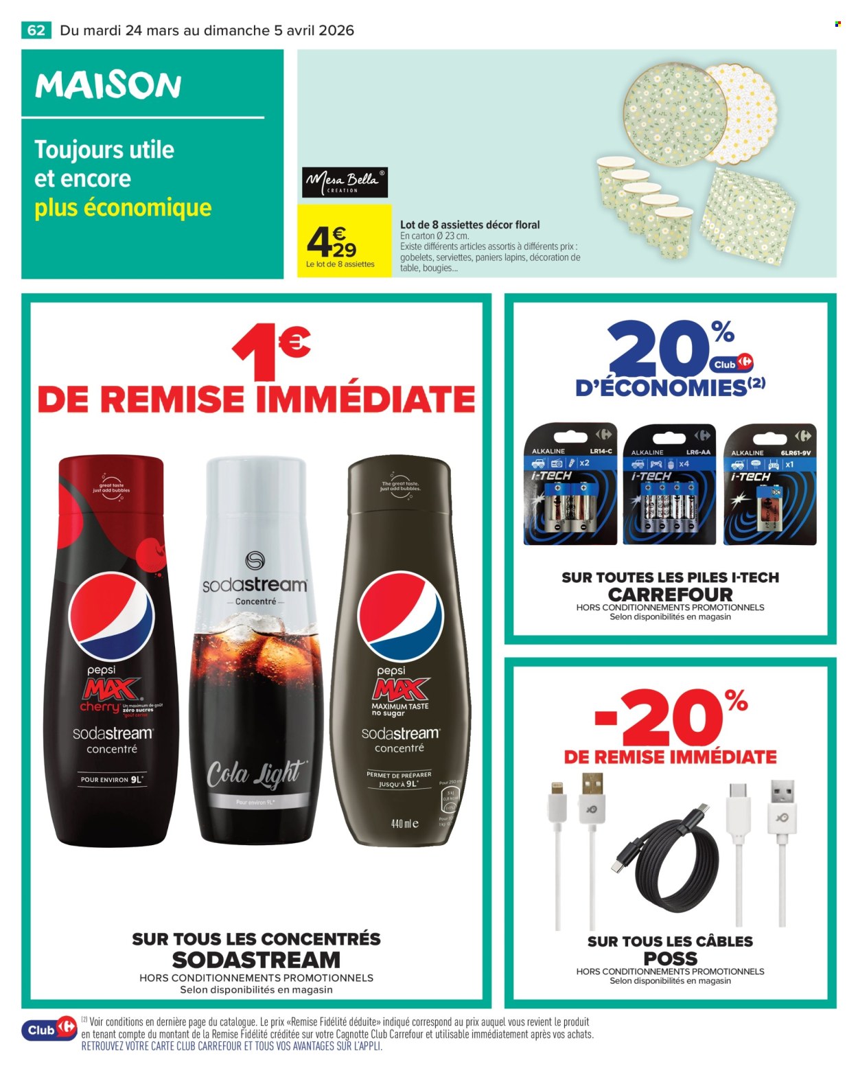 Catalogue Carrefour Market - 24/03/2026 - 05/04/2026. Page 64