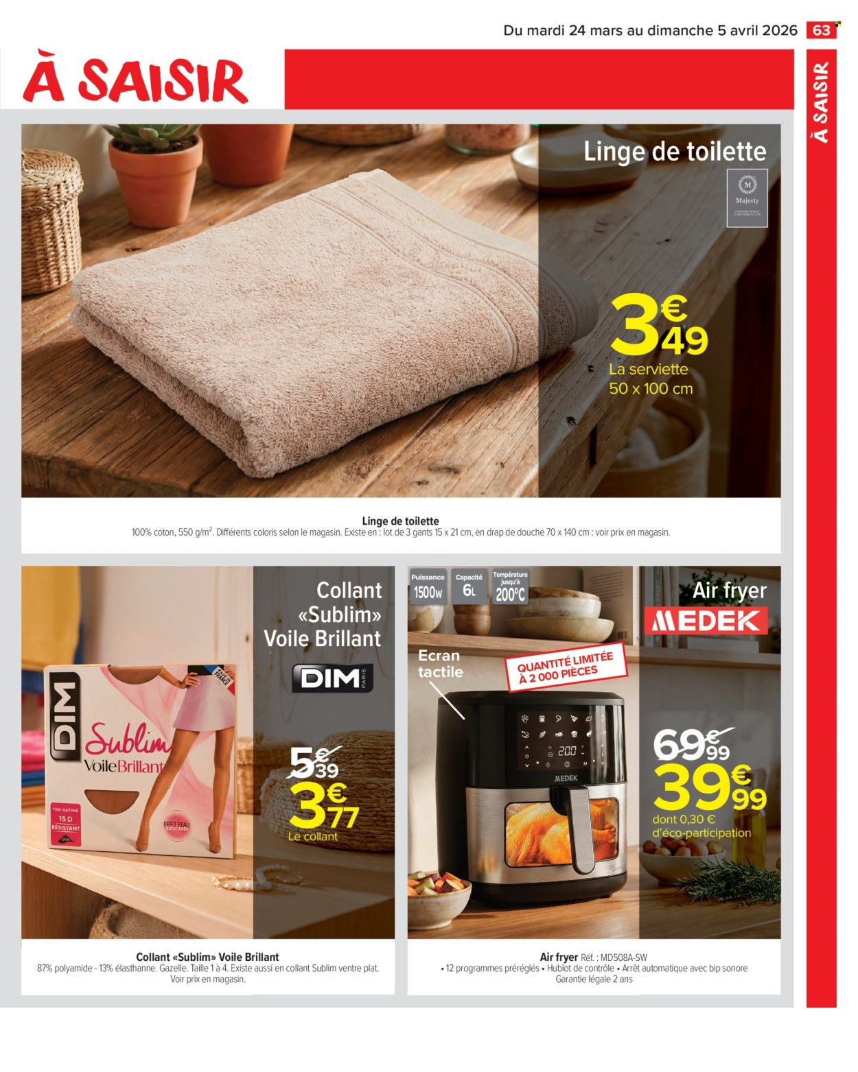 Catalogue Carrefour Market - 24/03/2026 - 05/04/2026. Page 65