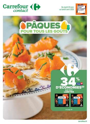 Catalogue Carrefour Contact - 24/03/2026 - 06/04/2026.