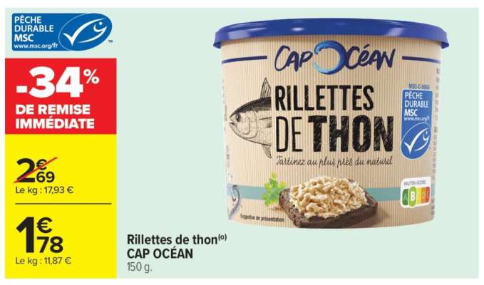 Rillettes De Thon Cap Océan