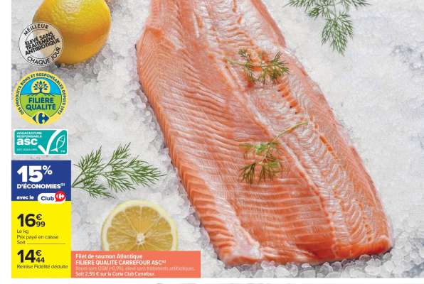Filet De Saumon Atlantique