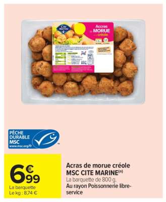 Accras de morue créole