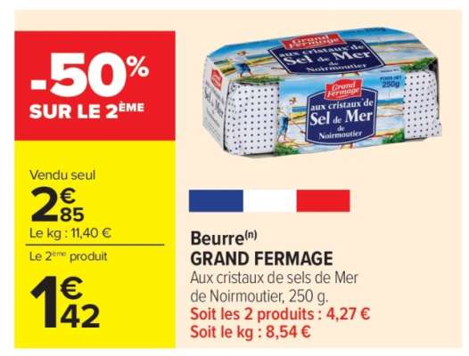 BEURRE “GRAND FERMAGE”