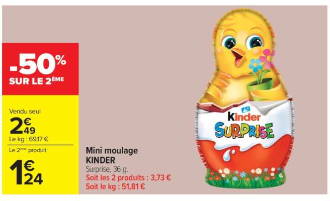 Mini moulage KINDER