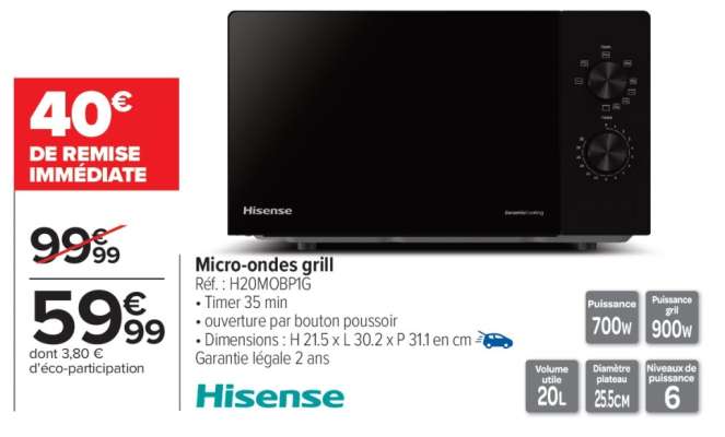 Micro-ondes grill
