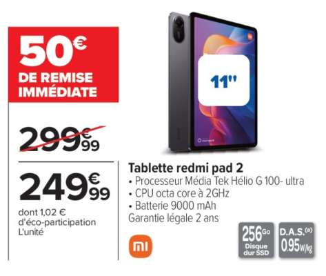 TABLETTE REDMI PAD 2