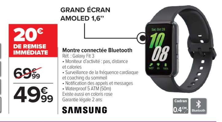 Montre connectée bluetooth