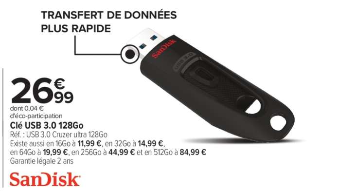 Clé USB 3.0 128Go