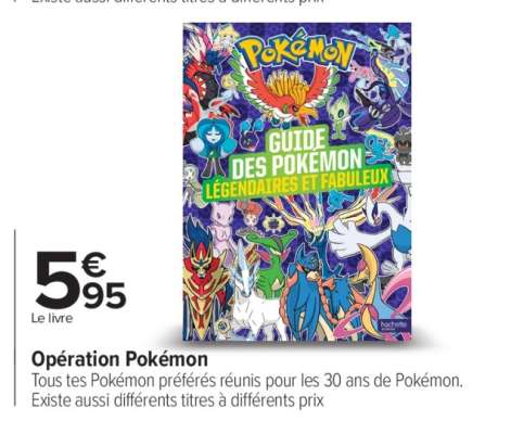 Guide des Pokémon Légendaires et Fabuleux
