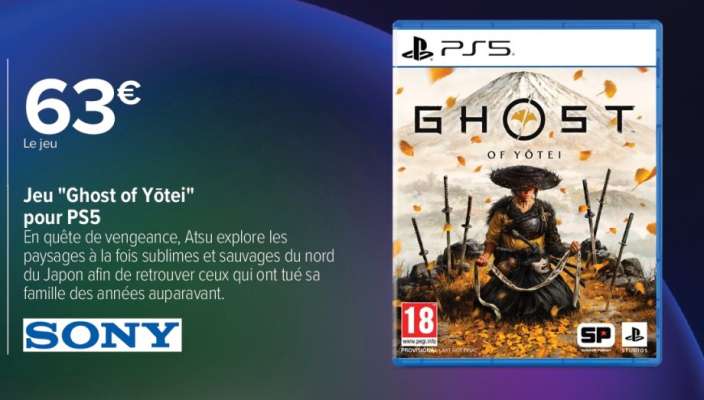 Jeu 'Ghost of Yōtei' pour PS5