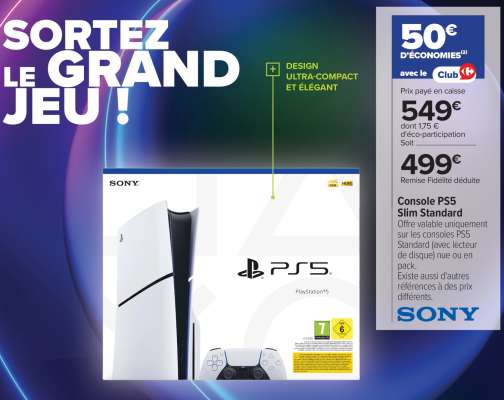 Console PS5 Slim Standard