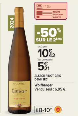 ALSACE PINOT GRIS DEMI-SEC