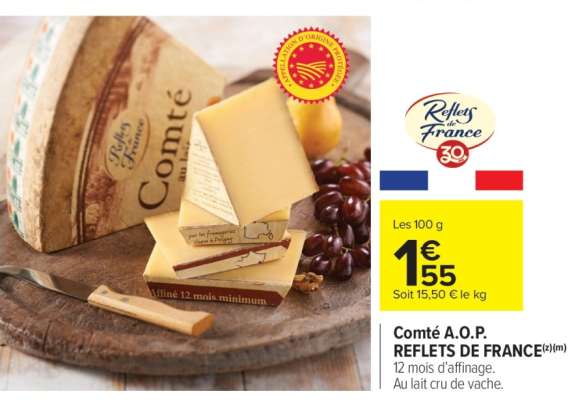 Comté A.O.P. REFLETS DE FRANCE