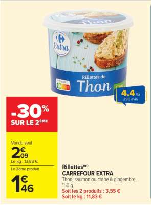 Rillettes CARREFOUR EXTRA