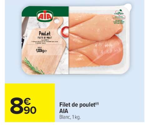 Filet de poulet AIA