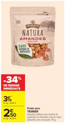 Fruits secs TRAMIER