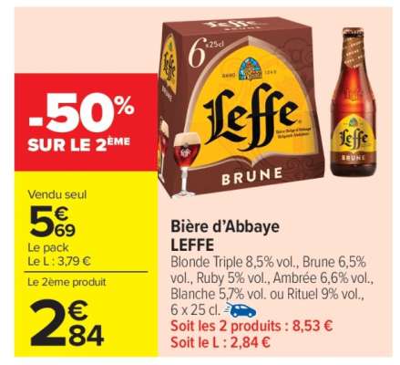 Bière d’Abbaye LEFFE