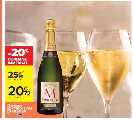 Champagne MONTAUDON CUVÉE DU FONDATEUR