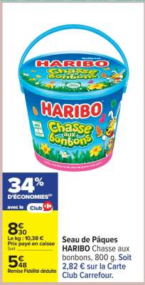 Seau de Pâques HARIBO