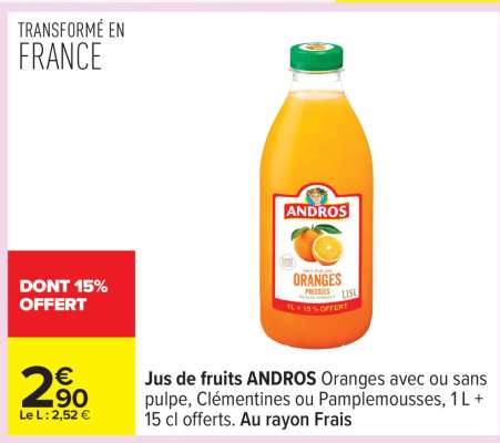 Jus de Fruits ANDROS