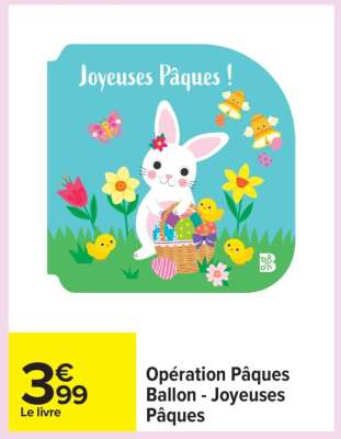 Opération Pâques Ballon - Joyeuses Pâques